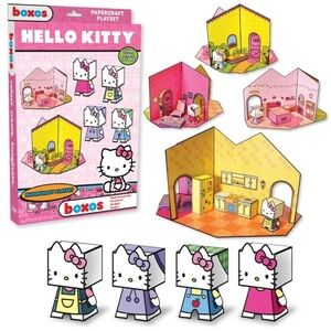 Hello Kitty Papercraft Playsets